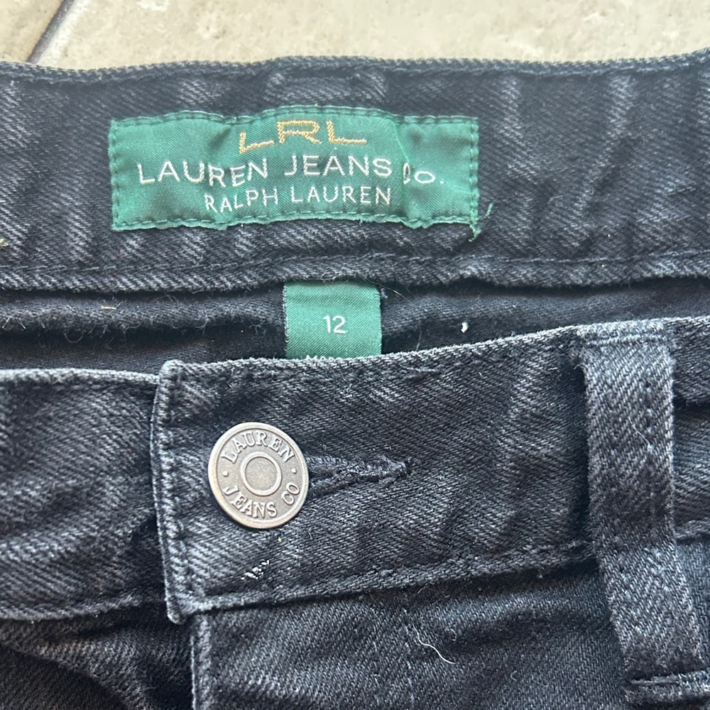 Polo by Ralph Lauren Black Straight Leg Jeans